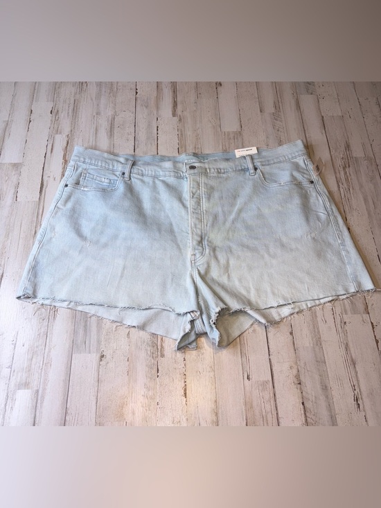 Old Navy Pants - Old Navy Higher High Rise Light Blue Denim Cutoff Shorts-Plus Size 26 NWT!